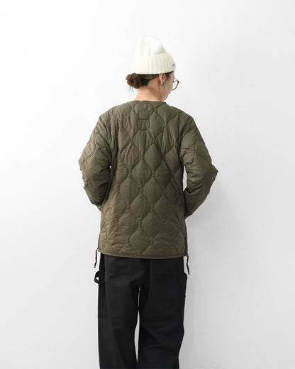 TAION[タイオン] MILITARY V NECK W-ZIP DOWN JKT [101ALSZML-1] ミリタリー VネックWジップ ダウンジャケット・MEN'S / LADY'S [2025AW]