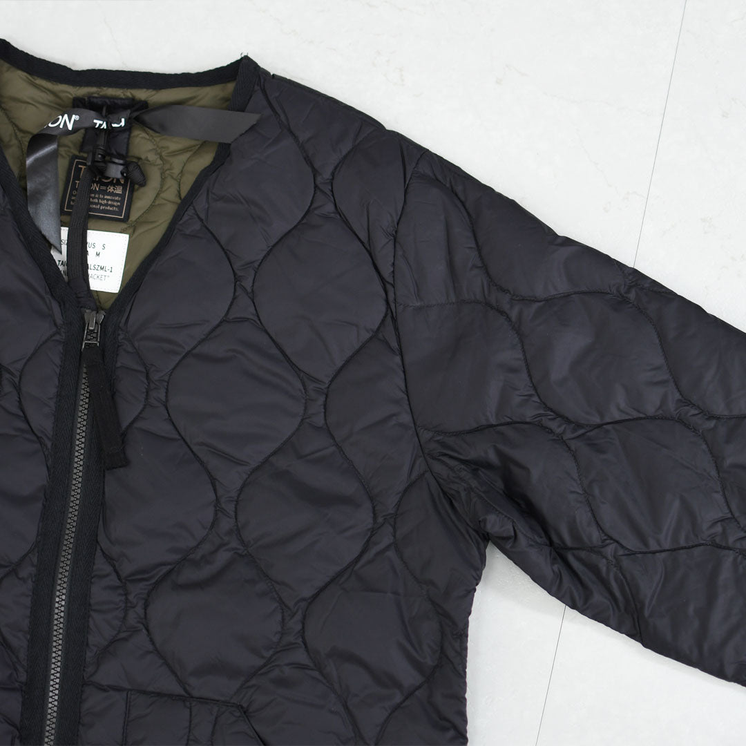 TAION[タイオン] MILITARY V NECK W-ZIP DOWN JKT [101ALSZML-1] ミリタリー VネックWジップ ダウンジャケット・MEN'S / LADY'S [2025AW]