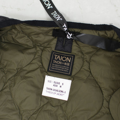 TAION[タイオン] MILITARY V NECK W-ZIP DOWN JKT [101ALSZML-1] ミリタリー VネックWジップ ダウンジャケット・MEN'S / LADY'S [2025AW]