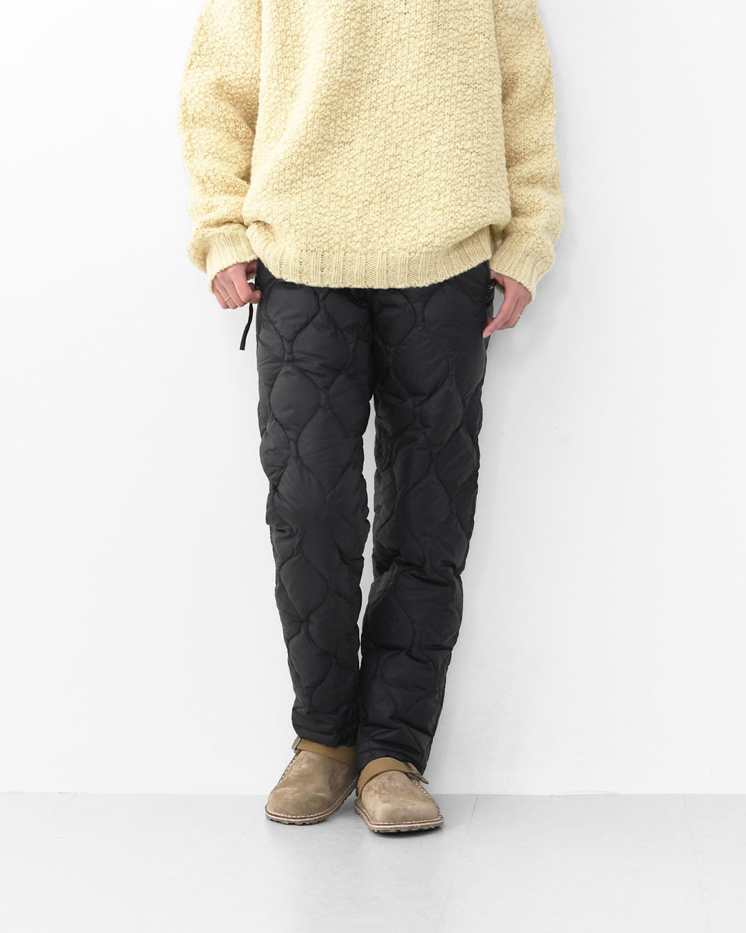 TAION[タイオン] MILITARY NARROW DOWN PANTS [130LSTDML-1] ミリタリー ナロー ダウンパンツ・MEN'S / LADY'S [2025AW]