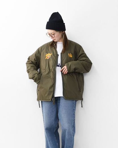 TAION[タイオン] REVERSIBLE -VETJAN- DOWN JACKET  [JK03JS] ジャパンスペシャル リバーシブル ベトジャン ダウンジャケット・ベトナムジャケット・ミリタリー・クルーネック・軽量・コンパクト・ユニセックス・MEN'S / LADY'S [2025AW]