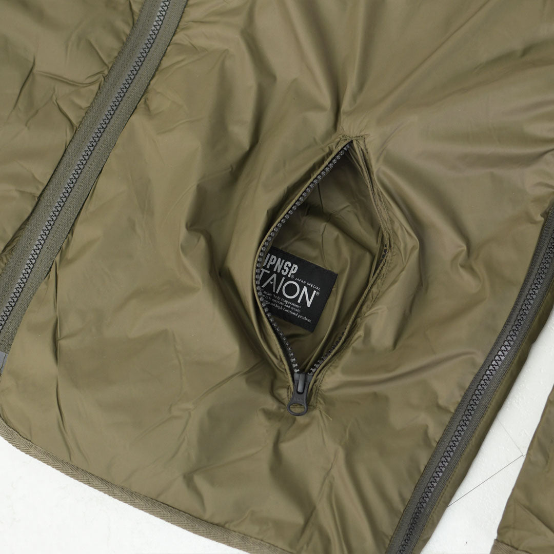 TAION[タイオン] REVERSIBLE -VETJAN- DOWN JACKET  [JK03JS] ジャパンスペシャル リバーシブル ベトジャン ダウンジャケット・ベトナムジャケット・ミリタリー・クルーネック・軽量・コンパクト・ユニセックス・MEN'S / LADY'S [2025AW]