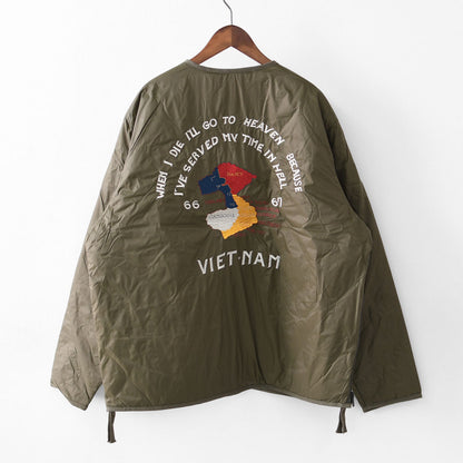 TAION[タイオン] REVERSIBLE -VETJAN- DOWN JACKET  [JK03JS] ジャパンスペシャル リバーシブル ベトジャン ダウンジャケット・ベトナムジャケット・ミリタリー・クルーネック・軽量・コンパクト・ユニセックス・MEN'S / LADY'S [2025AW]