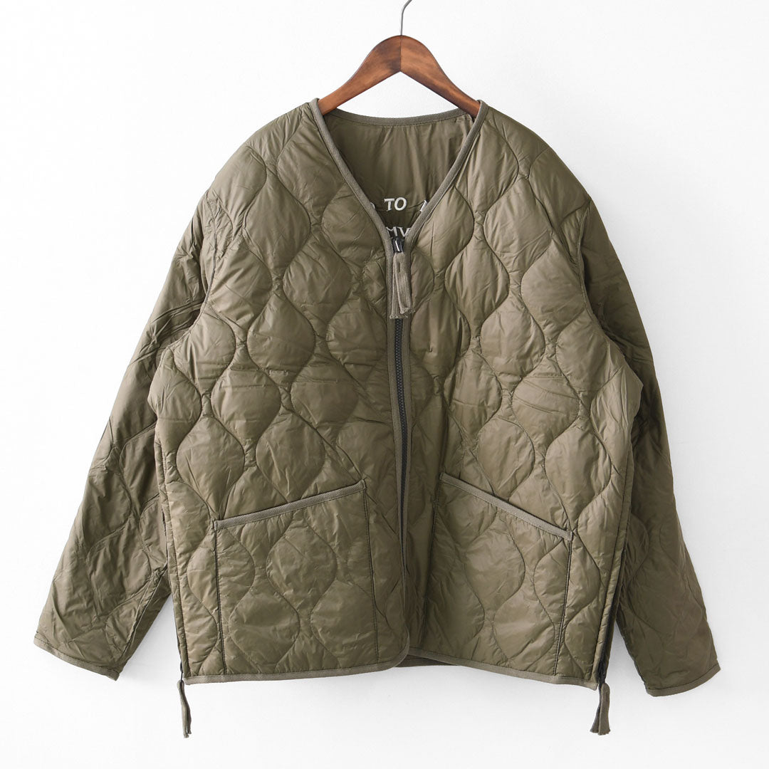 TAION[タイオン] REVERSIBLE -VETJAN- DOWN JACKET  [JK03JS] ジャパンスペシャル リバーシブル ベトジャン ダウンジャケット・ベトナムジャケット・ミリタリー・クルーネック・軽量・コンパクト・ユニセックス・MEN'S / LADY'S [2025AW]