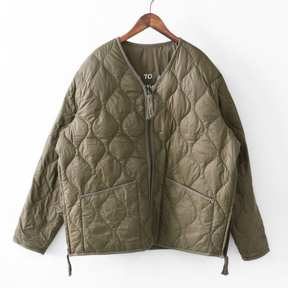 TAION[タイオン] REVERSIBLE -VETJAN- DOWN JACKET  [JK03JS] ジャパンスペシャル リバーシブル ベトジャン ダウンジャケット・ベトナムジャケット・ミリタリー・クルーネック・軽量・コンパクト・ユニセックス・MEN'S / LADY'S [2025AW]