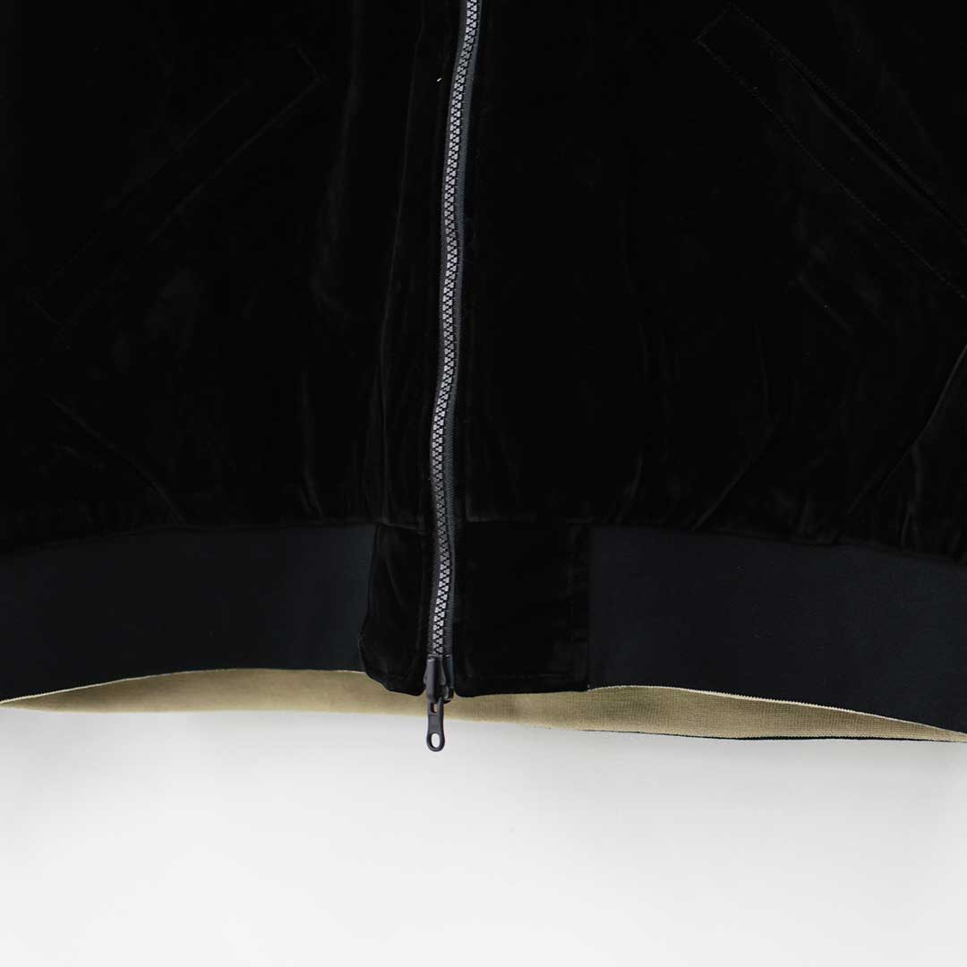 TAION[タイオン] REVERSIBLE -SKAJAN- DOWN JACKET [JK04JS] ジャパンスペシャル リバーシブル スカジャン ダウンジャケット・刺繍・虎・タイガー・ベロア素材・ナイロンジャケット・ミリタリー・クルーネック・ユニセックス・MEN'S / LADY'S [2025AW]