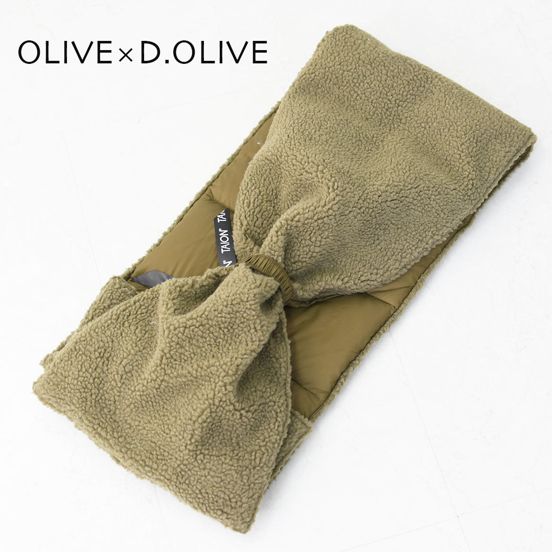 TAION[タイオン] MOUNTAIN VOLUME DOWN×BOA SCARF [R201VBMT] マウンテンボリュームダウン×ボアスカーフ・MEN'S / LADY'S [2025AW]