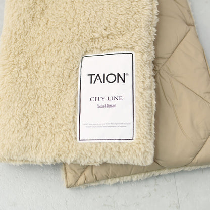 TAION[タイオン] CITY REVERSIBLE DOWN MUFFLER [R201CI] シティリバーシブルダウンマフラー [2025AW]