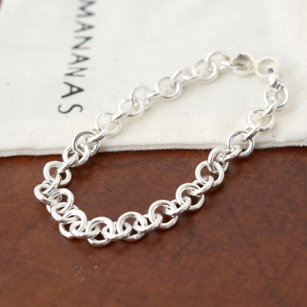 MANANAS [マナナス] Rolo Chain Bracelet(8mm) [BR-21015] ロロチェーンブレスレット [2021AW]