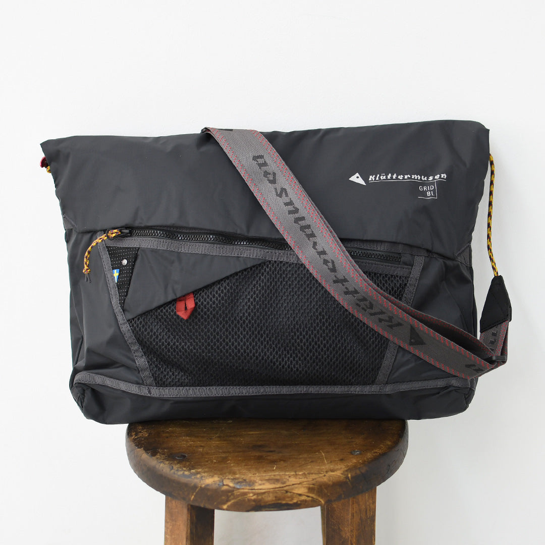KLATTERMUSEN [クレッタルムーセン] Grid Messenger Bag [10207] グリッド メッセンジャー バッグ・メッセンジャーバッグ・ライトウェイト・ショルダーバッグ・サコッシュ・MEN'S / LADY'S [2026SS]