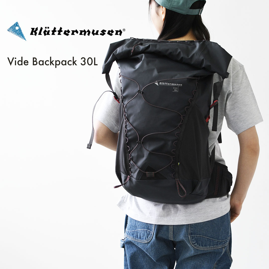 KLATTERMUSEN [クレッタルムーセン] Vide Backpack 30L [10587] ヴィーデ バックパック 30L・バックパック・ライトウェイトパック・トレッキング・ハイキング・アウトドア・MEN'S / LADY'S [2026SS]