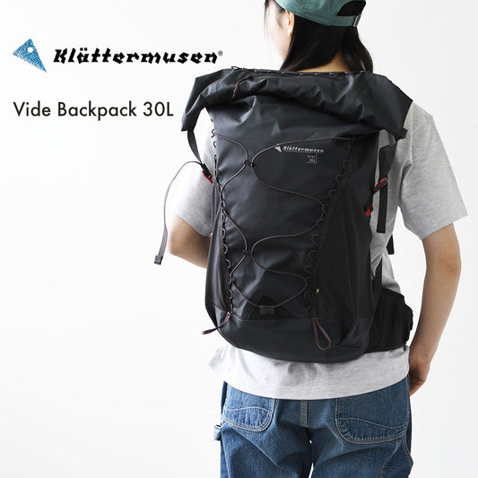 KLATTERMUSEN [クレッタルムーセン] Vide Backpack 30L [10587] ヴィーデ バックパック 30L・バックパック・ライトウェイトパック・トレッキング・ハイキング・アウトドア・MEN'S / LADY'S [2026SS]