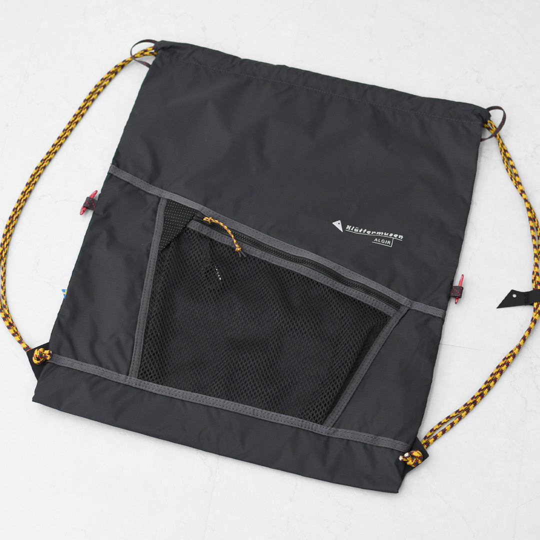 KLATTERMUSEN [クレッタルムーセン] Algir Sack Pack [10603] アルギア サック パック・ライトウェイトサックパック・ナップサック・トレッキング・ハイキング・MEN'S / LADY'S [2026SS]