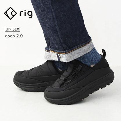 rig [リグ] doob 2.0 [rg0032bl] ドゥーブ2.0・冬用リカバリーシューズ・インナー保温素材・防寒シューズ・防水・アウトドア・カジュアル・MEN'S/LADY'S [2025AW]