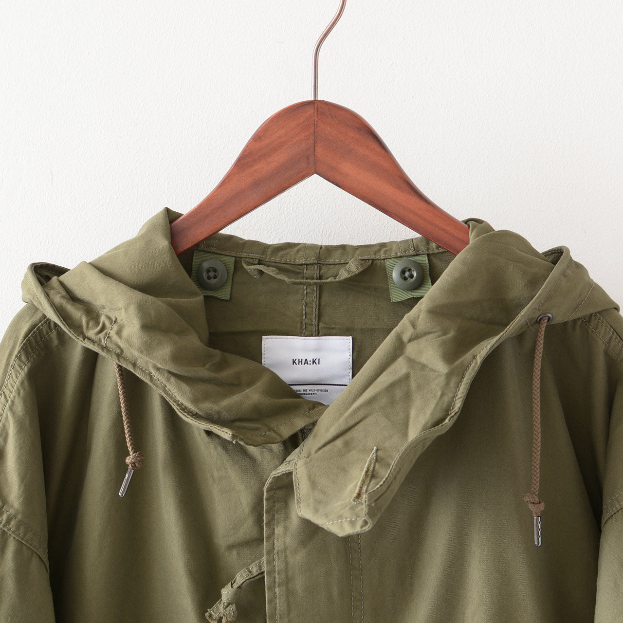 KHA:KI [カーキ] TYPE-51 MIDDLE PARKA [MIL23FJK3200] タイプ-51 ミドルパーカ [2024SS]