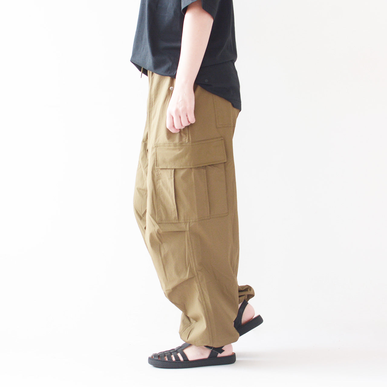 KHA:KI [カーキ] AIR RIP OVAL TROUSERS [MIL24HPT3203] エアリップオーバルトラウザーズ [2024SS]