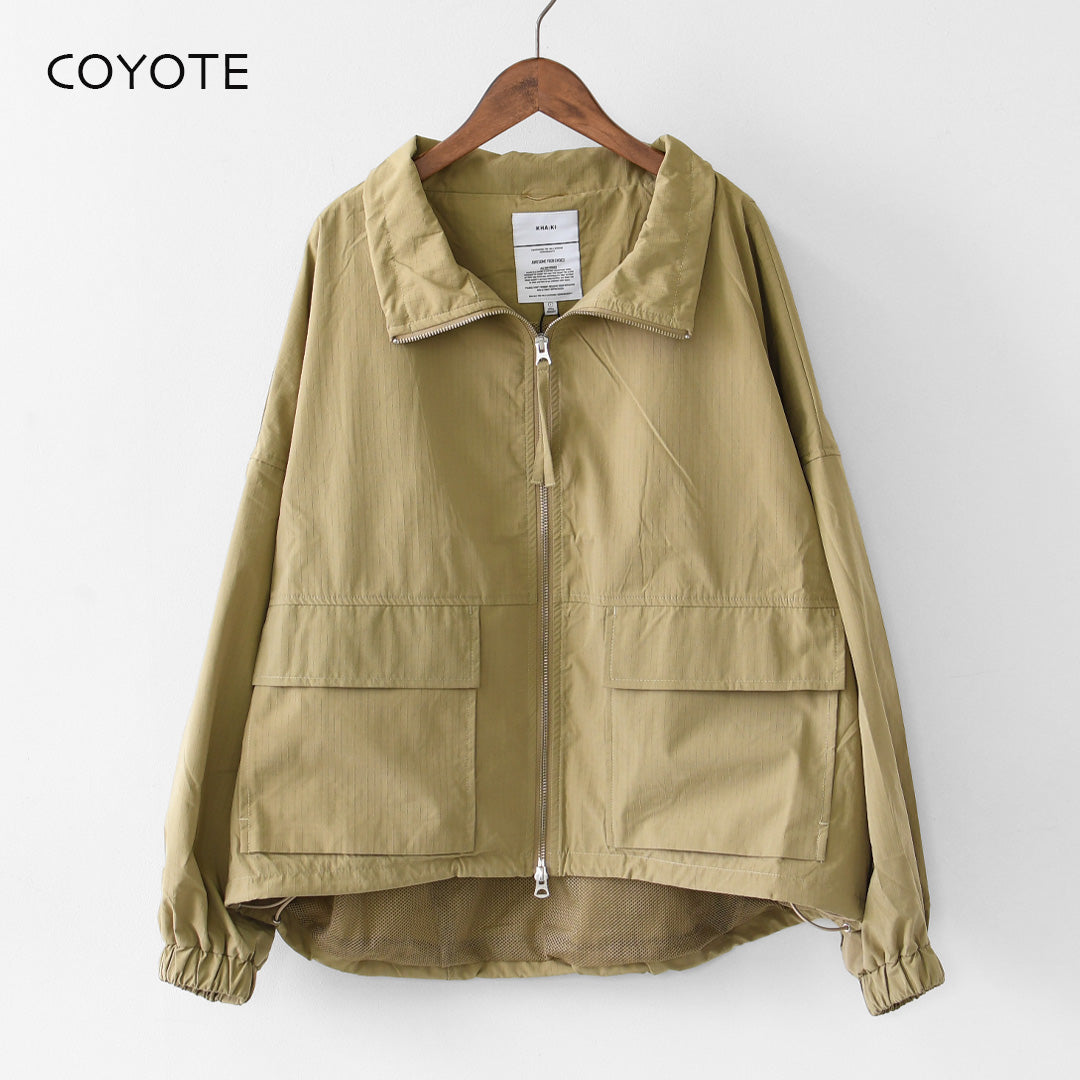 KHA:KI [カーキ] STAND COLLAR JACKET [mil25hjk3232] スタンド カラー ジャケット・LADY'S [2026AW]