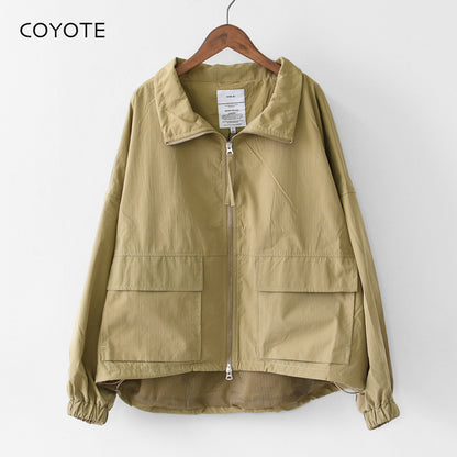 KHA:KI [カーキ] STAND COLLAR JACKET [mil25hjk3232] スタンド カラー ジャケット・LADY'S [2026AW]