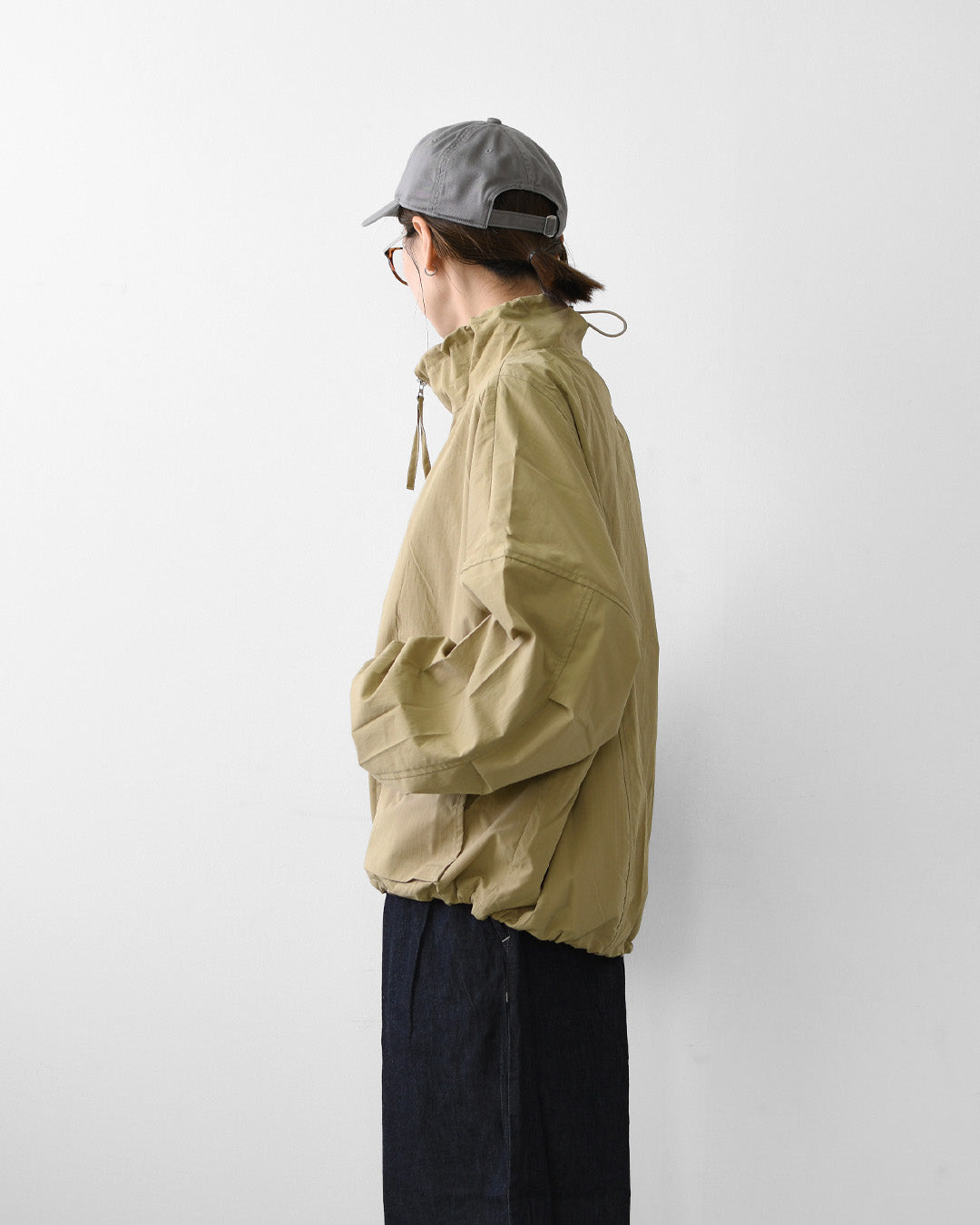 KHA:KI [カーキ] STAND COLLAR JACKET [mil25hjk3232] スタンド カラー ジャケット・LADY'S [2026AW]