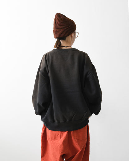 KHA:KI [カーキ] DAMAGE SWEAT SHIRT -My MUSE- [mil26fcs3522] ダメージスウェットシャツ -マイミューズ-・スウェット・スウェットシャツ・プリント・LADY'S [2026AW]