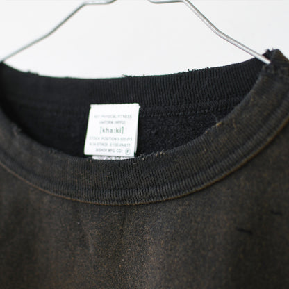 KHA:KI [カーキ] DAMAGE SWEAT SHIRT -My MUSE- [mil26fcs3522] ダメージスウェットシャツ -マイミューズ-・スウェット・スウェットシャツ・プリント・LADY'S [2026AW]