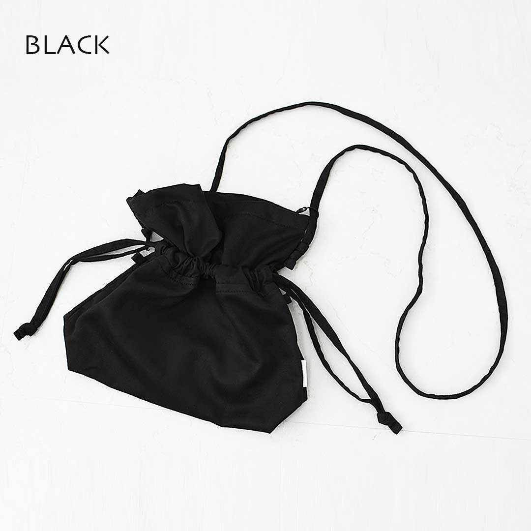 KHA:KI [カーキ] SUEDE CONVERTIBLE BAG [MIL26SBG3048] スエードコンバーチブルバッグ・２WAY・スエード調・巾着・ポーチ・コンパクト・ショルダー・LADY'S [2026AW]