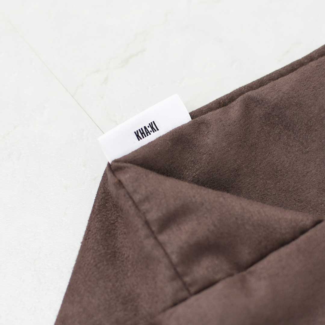 KHA:KI [カーキ] SUEDE CONVERTIBLE BAG [MIL26SBG3048] スエードコンバーチブルバッグ・２WAY・スエード調・巾着・ポーチ・コンパクト・ショルダー・LADY'S [2026AW]