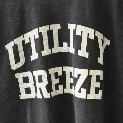 KHA:KI [カーキ] WIDE TEE -UTILITY BREEZE- [MIL26SCS3498] ワイドTシャツ -ユーティリティブリーズ-・ロゴティー・七分袖・カレッジプリント・ワイドボックスシルエット・ゆったり・ピグメント加工・LADY'S [2026SS]