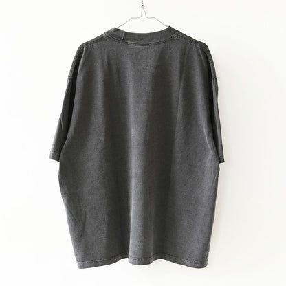 KHA:KI [カーキ] WIDE TEE -UTILITY BREEZE- [MIL26SCS3498] ワイドTシャツ -ユーティリティブリーズ-・ロゴティー・七分袖・カレッジプリント・ワイドボックスシルエット・ゆったり・ピグメント加工・LADY'S [2026SS]
