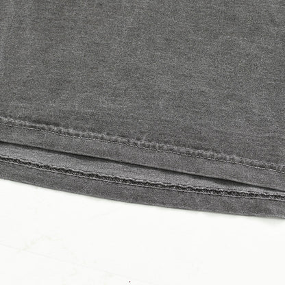 KHA:KI [カーキ] WIDE TEE -UTILITY BREEZE- [MIL26SCS3498] ワイドTシャツ -ユーティリティブリーズ-・ロゴティー・七分袖・カレッジプリント・ワイドボックスシルエット・ゆったり・ピグメント加工・LADY'S [2026SS]
