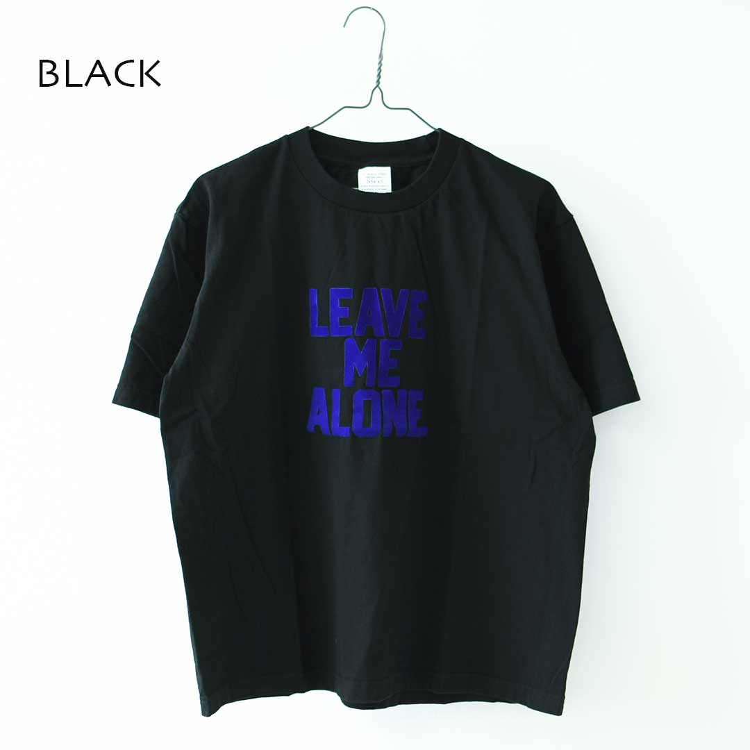 KHA:KI [カーキ] BOX TEE -LEAVE ME ALONE- [MIL26SCS3500] ボックスTシャツ -リーブミーアローン-・ゆったりシルエット・ワイドボックスシルエット・ロゴTシャツ・ショートスリーブ・LADY'S [2026AW]