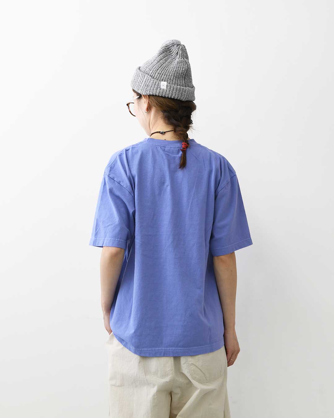 KHA:KI [カーキ] BOX TEE -LEAVE ME ALONE- [MIL26SCS3500] ボックスTシャツ -リーブミーアローン-・ゆったりシルエット・ワイドボックスシルエット・ロゴTシャツ・ショートスリーブ・LADY'S [2026AW]