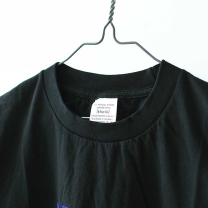 KHA:KI [カーキ] BOX TEE -LEAVE ME ALONE- [MIL26SCS3500] ボックスTシャツ -リーブミーアローン-・ゆったりシルエット・ワイドボックスシルエット・ロゴTシャツ・ショートスリーブ・LADY'S [2026AW]