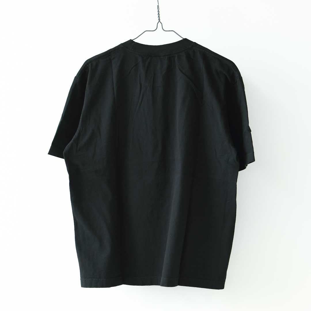 KHA:KI [カーキ] BOX TEE -LEAVE ME ALONE- [MIL26SCS3500] ボックスTシャツ -リーブミーアローン-・ゆったりシルエット・ワイドボックスシルエット・ロゴTシャツ・ショートスリーブ・LADY'S [2026AW]