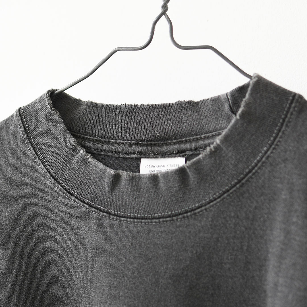 KHA:KI [カーキ] DAMEGE & PAINT TEE  [MIL26SCS3504] ダメージ＆ペイントTEE・ゆったりシルエット・ヴィンテージ・ペイントデザイン・オーバーサイズ・ドロップショルダー・LADY'S [2026SS]