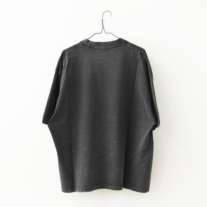 KHA:KI [カーキ] DAMEGE & PAINT TEE  [MIL26SCS3504] ダメージ＆ペイントTEE・ゆったりシルエット・ヴィンテージ・ペイントデザイン・オーバーサイズ・ドロップショルダー・LADY'S [2026SS]