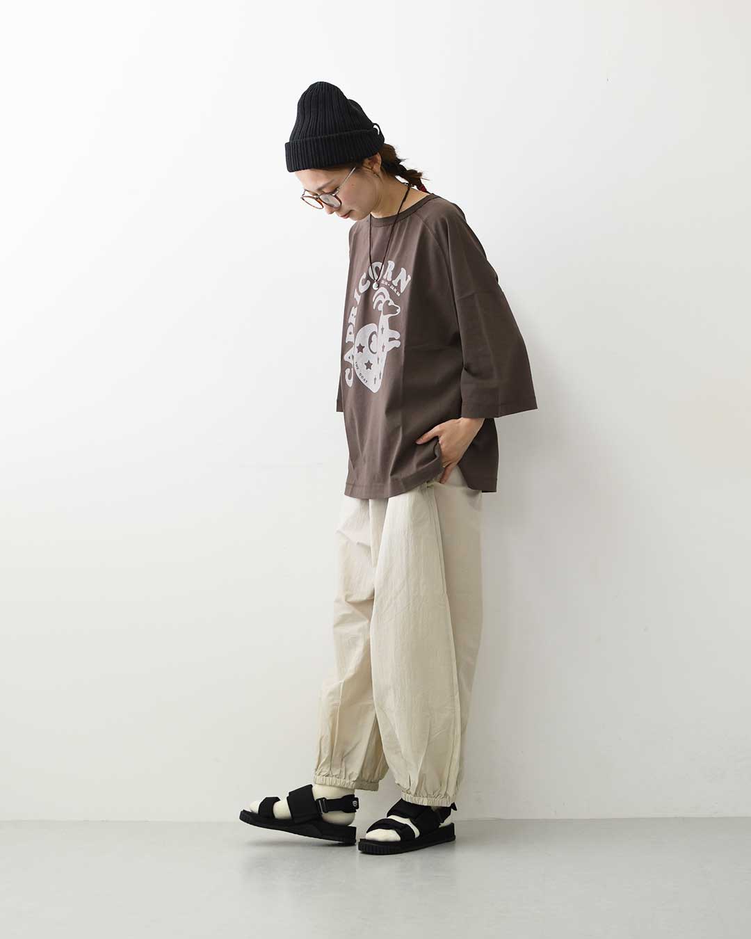 KHA:KI [カーキ] GOODWEAR Zodiac TEE  [MIL26SCS3555] グッドウエアゾディアック・ワイドTシャツ・ゆったりシルエット・七分袖・ワイドボックスシルエット・12星座・LADY'S [2026AW]