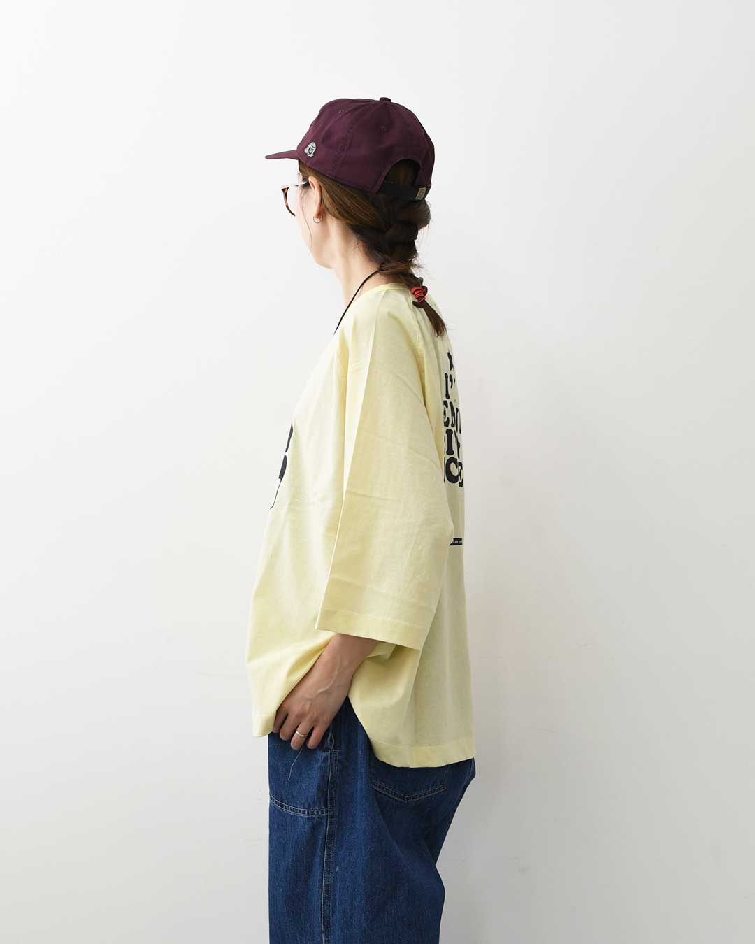 KHA:KI [カーキ] GOODWEAR Zodiac TEE  [MIL26SCS3555] グッドウエアゾディアック・ワイドTシャツ・ゆったりシルエット・七分袖・ワイドボックスシルエット・12星座・LADY'S [2026AW]