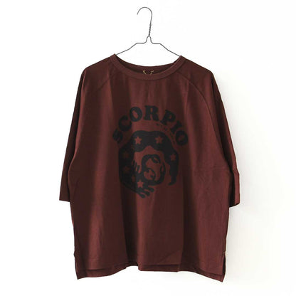 KHA:KI [カーキ] GOODWEAR Zodiac TEE  [MIL26SCS3555] グッドウエアゾディアック・ワイドTシャツ・ゆったりシルエット・七分袖・ワイドボックスシルエット・12星座・LADY'S [2026AW]