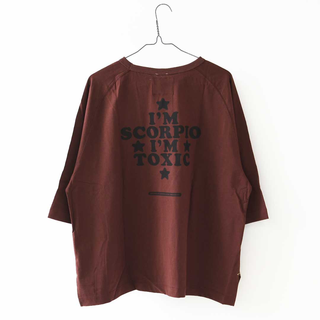 KHA:KI [カーキ] GOODWEAR Zodiac TEE  [MIL26SCS3555] グッドウエアゾディアック・ワイドTシャツ・ゆったりシルエット・七分袖・ワイドボックスシルエット・12星座・LADY'S [2026AW]