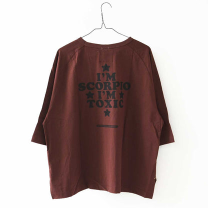 KHA:KI [カーキ] GOODWEAR Zodiac TEE  [MIL26SCS3555] グッドウエアゾディアック・ワイドTシャツ・ゆったりシルエット・七分袖・ワイドボックスシルエット・12星座・LADY'S [2026AW]