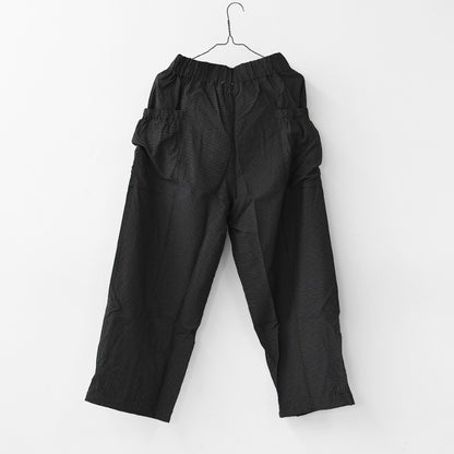 KHA:KI [カーキ] MICRO CHECK EASY PANTS [MIL-26SPT3258] マイクロチェックイージーパンツ・ワイドパンツ・ナイロンパンツ・ゆったりシルエット・LADY'S [2026SS]