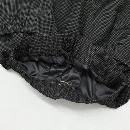 KHA:KI [カーキ] MICRO CHECK EASY PANTS [MIL-26SPT3258] マイクロチェックイージーパンツ・ワイドパンツ・ナイロンパンツ・ゆったりシルエット・LADY'S [2026SS]
