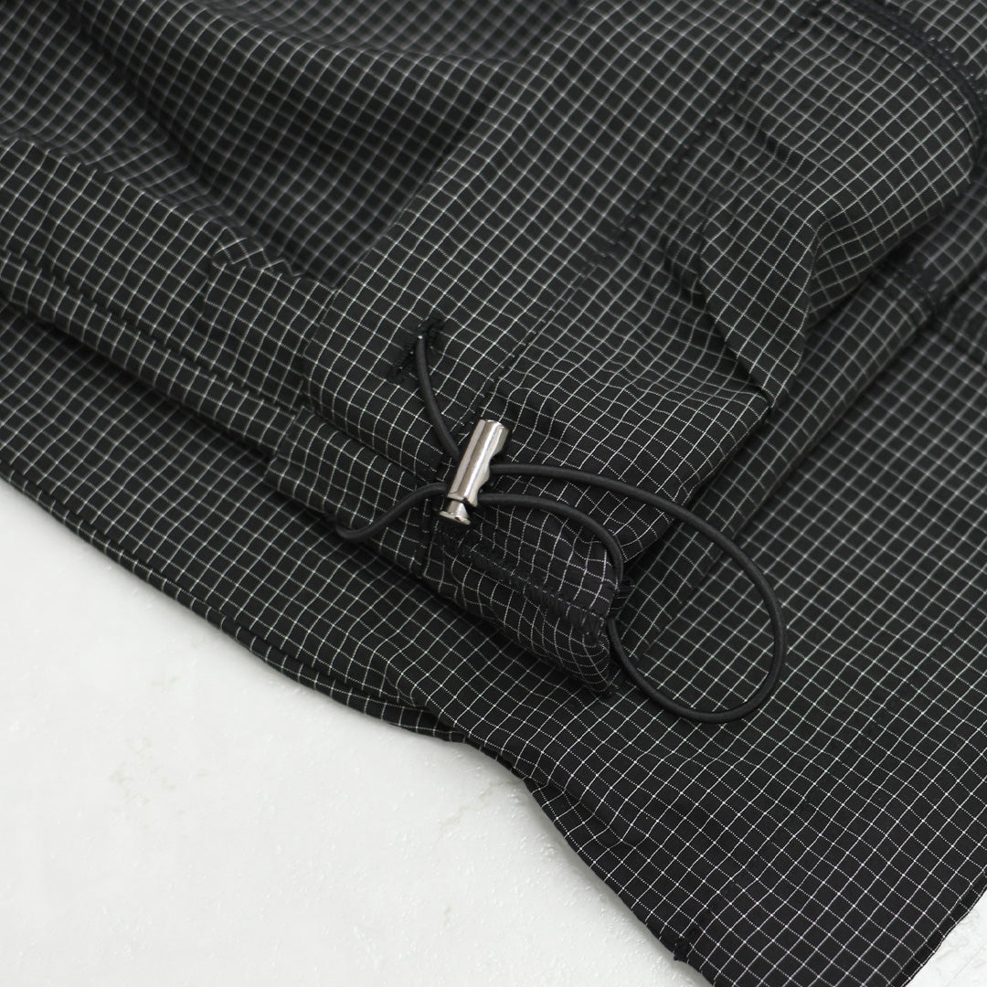 KHA:KI [カーキ] MICRO CHECK EASY PANTS [MIL-26SPT3258] マイクロチェックイージーパンツ・ワイドパンツ・ナイロンパンツ・ゆったりシルエット・LADY'S [2026SS]