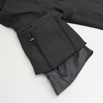 KHA:KI [カーキ] MICRO CHECK EASY PANTS [MIL-26SPT3258] マイクロチェックイージーパンツ・ワイドパンツ・ナイロンパンツ・ゆったりシルエット・LADY'S [2026SS]