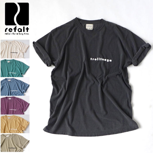 refalt original wear [リファルト オリジナルウエア] ヴィンテージ風ビッグTシャツ「trolltunga tee」 [tee-Tro1101] オリジナルＴシャツ・トロルトゥンガ [2022SS]