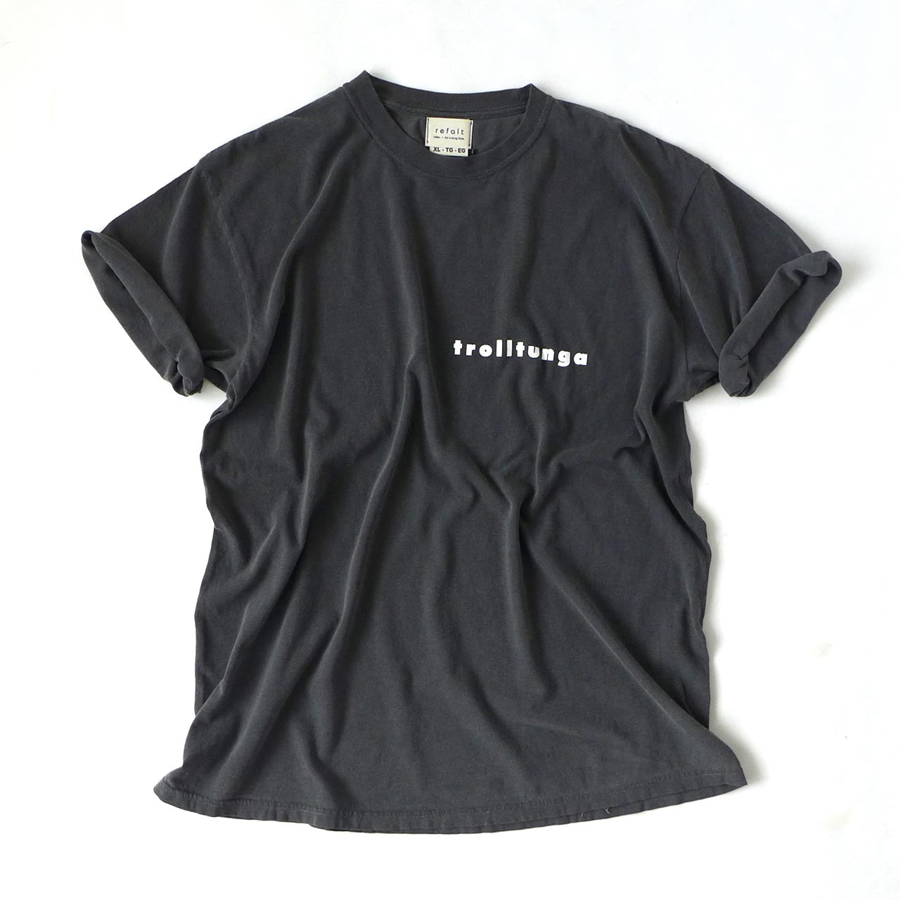 refalt original wear [リファルト オリジナルウエア] ヴィンテージ風ビッグTシャツ「trolltunga tee」 [tee-Tro1101] オリジナルＴシャツ・トロルトゥンガ [2022SS]