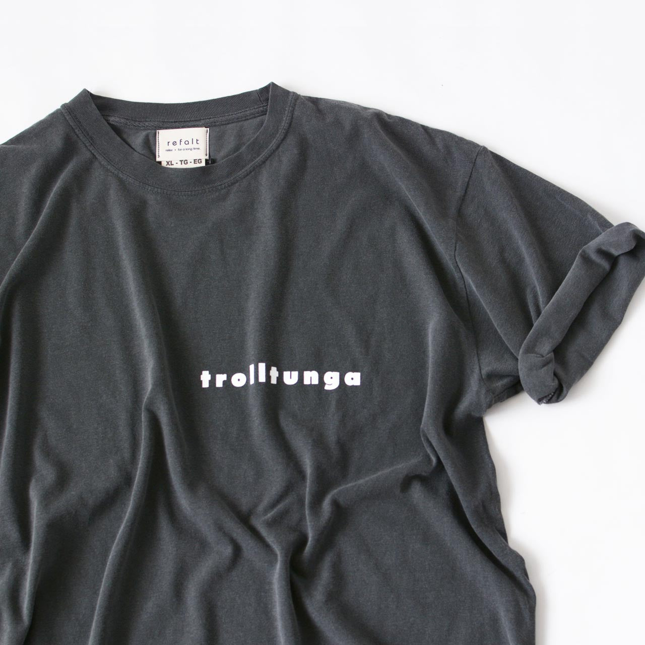 refalt original wear [リファルト オリジナルウエア] ヴィンテージ風ビッグTシャツ「trolltunga tee」 [tee-Tro1101] オリジナルＴシャツ・トロルトゥンガ [2022SS]