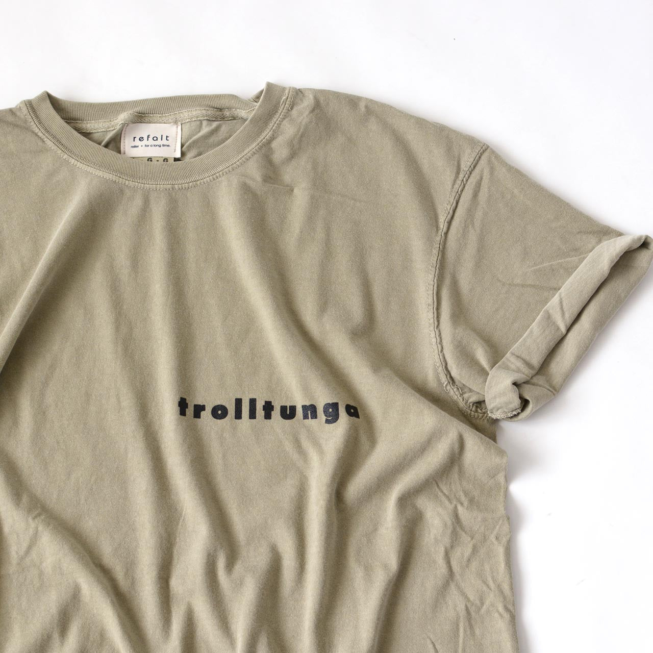 refalt original wear [リファルト オリジナルウエア] ヴィンテージ風ビッグTシャツ「trolltunga tee」 [tee-Tro1101] オリジナルＴシャツ・トロルトゥンガ [2022SS]