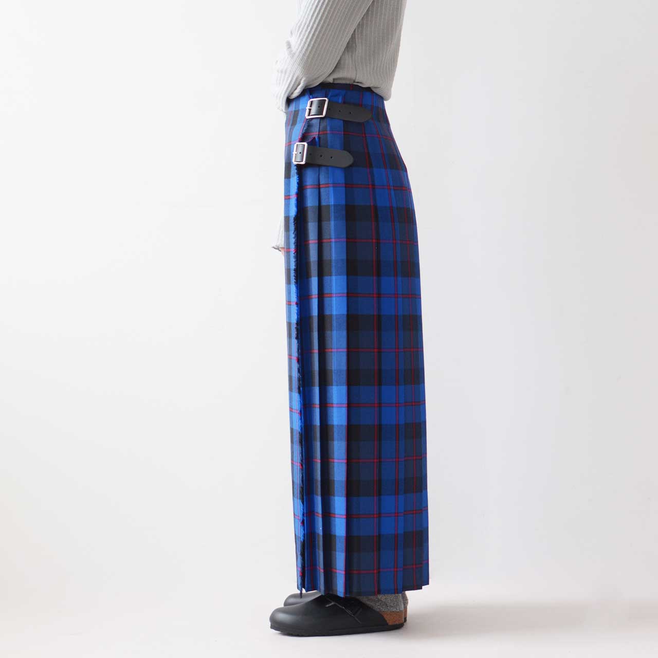 O'NEIL OF DUBLIN [オニールオブダブリン] WORSTED WOOL-TARTAN LONG KILT SKIRT [12491] ウーステッドウール タータンロングキルトスカート [2024AW]